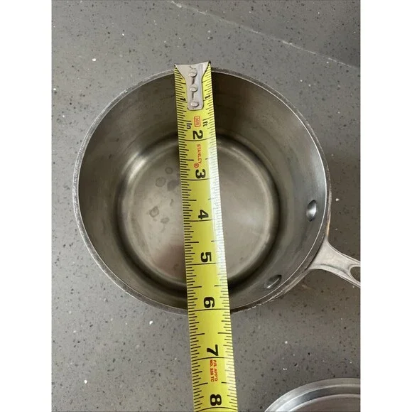 All-Clad Ltd 2 Quart Bonded Stainless Steel Sauce Pot + Lid 6"x4.5" ✅